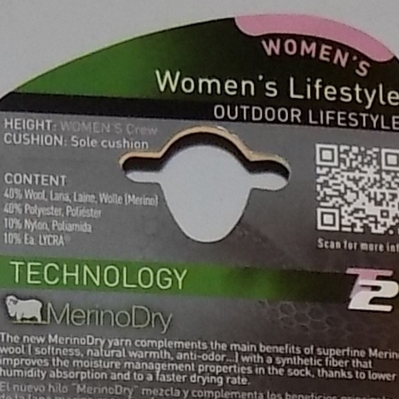 New Lorpen T2 Outdoor Lifestyle Stripes wool blend - Picture 6 of 7